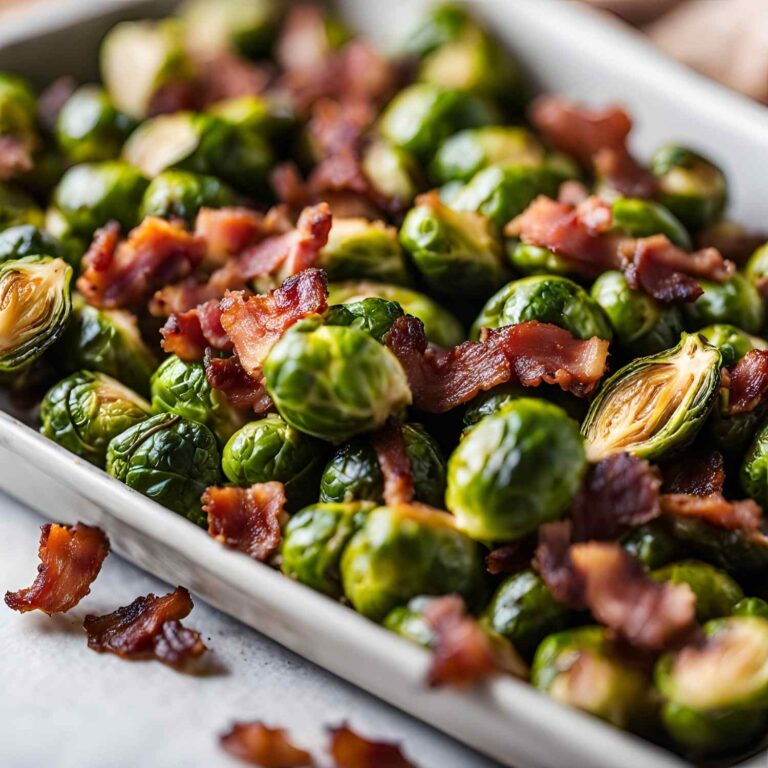 Roasted Brussels Sprouts With Bacon